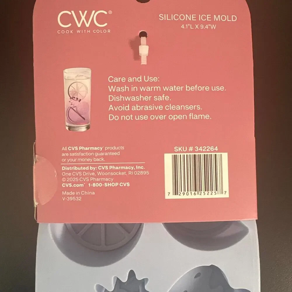 Cwc silicone ice mold with